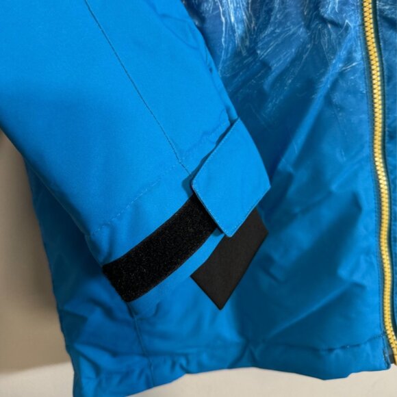 NWT Quiksilver Men's Lyon Blue Benzal Printed Jacket Dry Flight Highline 10K M - Picture 10 of 11